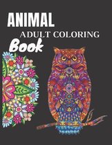 Animal Adult Coloring Book