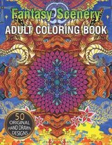 Fantasy Scenery Adult Coloring Book