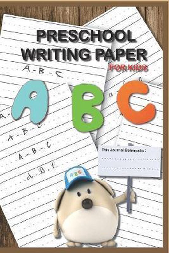 Preschool Writing Paper with detted lines For KIDS - cover