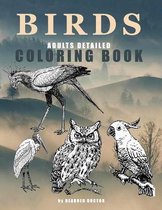 BIRDS Adults Detailed Coloring Book