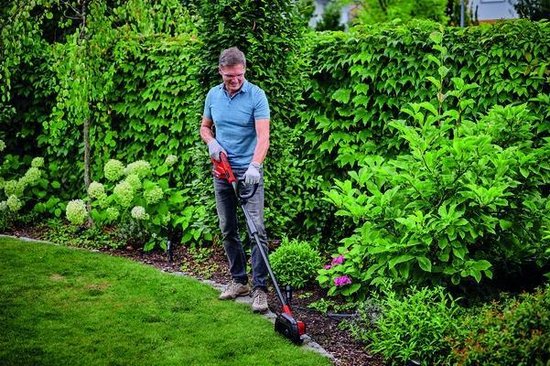 Einhell Accu Graskantensnijder GE-LE 18/190 Li Solo - Power X-Change - 18V/Li-ion - Snijdiepte: 45 mm - 3 hoogte instellingen - Met geleidewiel - Excl. accu en lader van Einhell — afbeelding 5