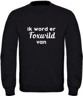 Foxwild word ik er van Trui | Massa is kassa | Peter Gillis | sweater | unisex