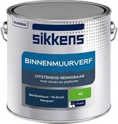 Sikkens - Binnenmuurverf - Muurverf - Mengkleur - Berlijnsblauw - T6.30.10 - 2,5 Liter