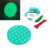 ZTWK© - Fidget toys pakket - 3 stuks - Pop it Glow in the dark + Pea popper + Mesh and marble