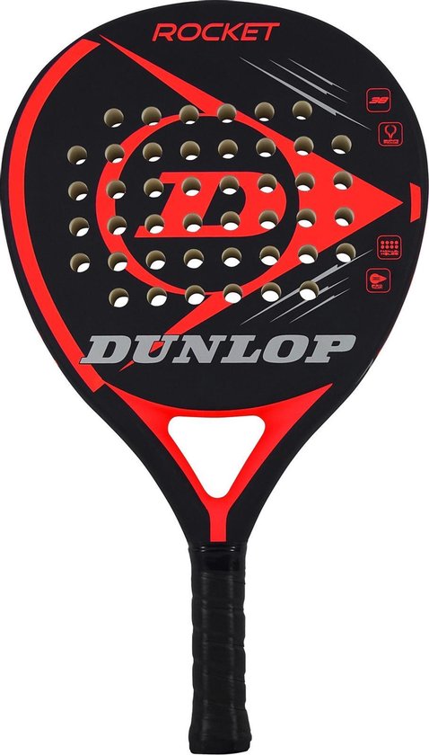 Dunlop ROCKET - Padelracket - rood