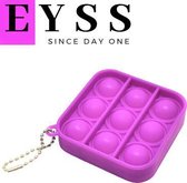 EYSS / Pop it / Paars / Fidget Toy / Sleutelhanger / Handig Mini Pop it / Kleine Versie Popit / Tegen Stress