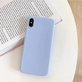 geschikt voor Apple iPhone 8 Back Cover Telefoonhoesje | Lila | Siliconen Hoesje