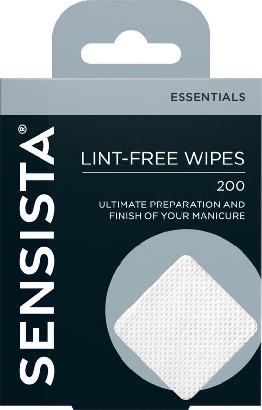 Sensista Lint Free Wipes 200 stuks Gellak Pluisvrije doekjes bol