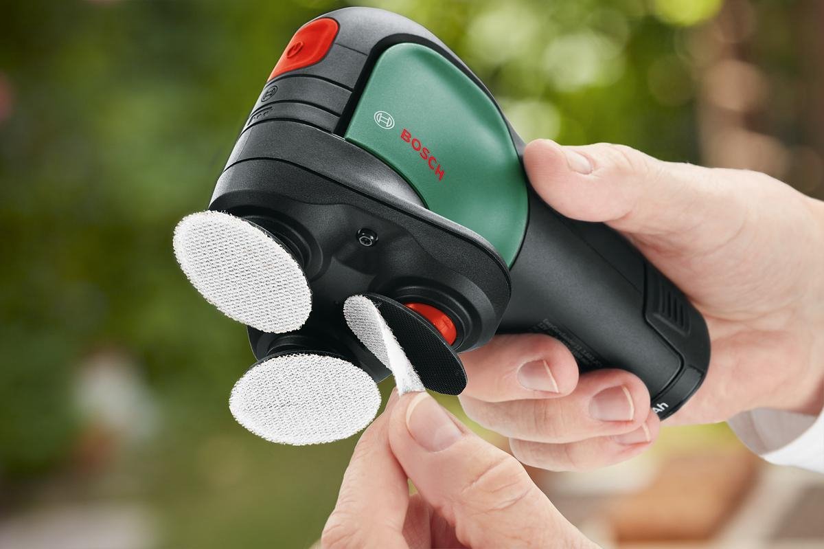 Bosch EasyCurvSander 12 Accuschijfschuur- & polijstmachine - Incl. schuurnetten set - Met 1x 12 V accu en lader – foto 2