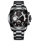 BiDen - Heren Horloge - Zwart - Ø 42mm (Productvideo)