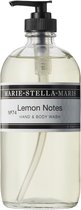 Marie-Stella-Maris Hand & Body Wash - Lemon Notes - Handzeep - Douchegel - Hydraterend - 470 ml