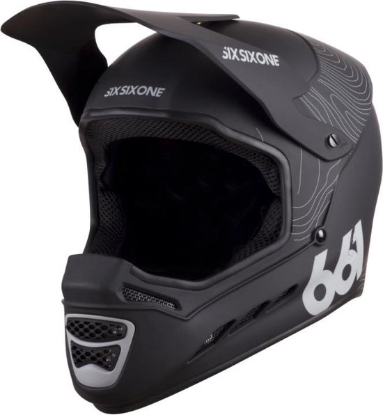 SixSixOne | RESET Helm Contour Black | maat M