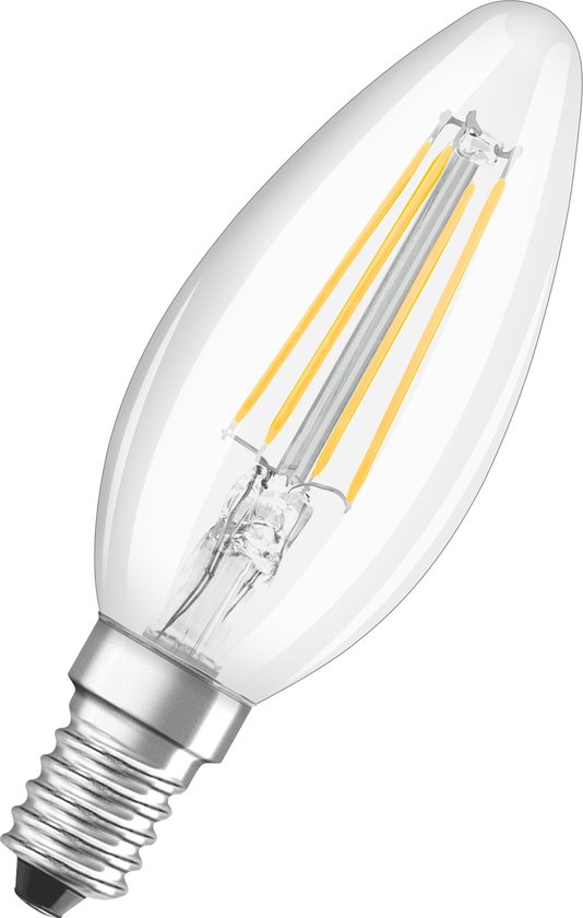 OSRAM 4058075437142 LED-lamp Energielabel E (A - G) E14 Kaars W = 40 W Neutraalwit... | bol.com