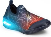 Bibi - Unisex Sneakers -  Space Wave Spider Navy/Red  - maat 31 -  met lichtjes