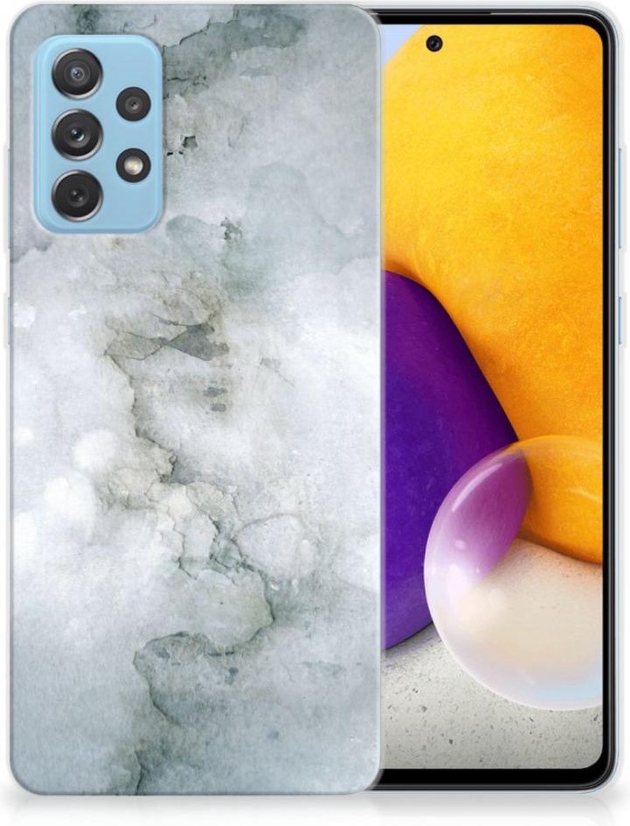 Hoesje maken Samsung Galaxy A72 Painting Grey