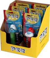 Pez - Standup smurfen - 6 stuks