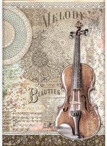 Stamperia Rice Paper A4 Passion Violin (6 pcs) (DFSA4538)