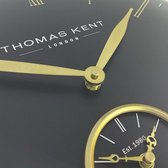 Thomas Kent - Klok Timekeeper zwart - goud Ø48CM