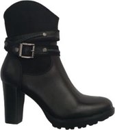 Dames Laars Zwart met rits Black maat 40