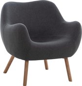 Fauteuil  - Ligstoel - Fauteuil - Stof - Donkergrijs