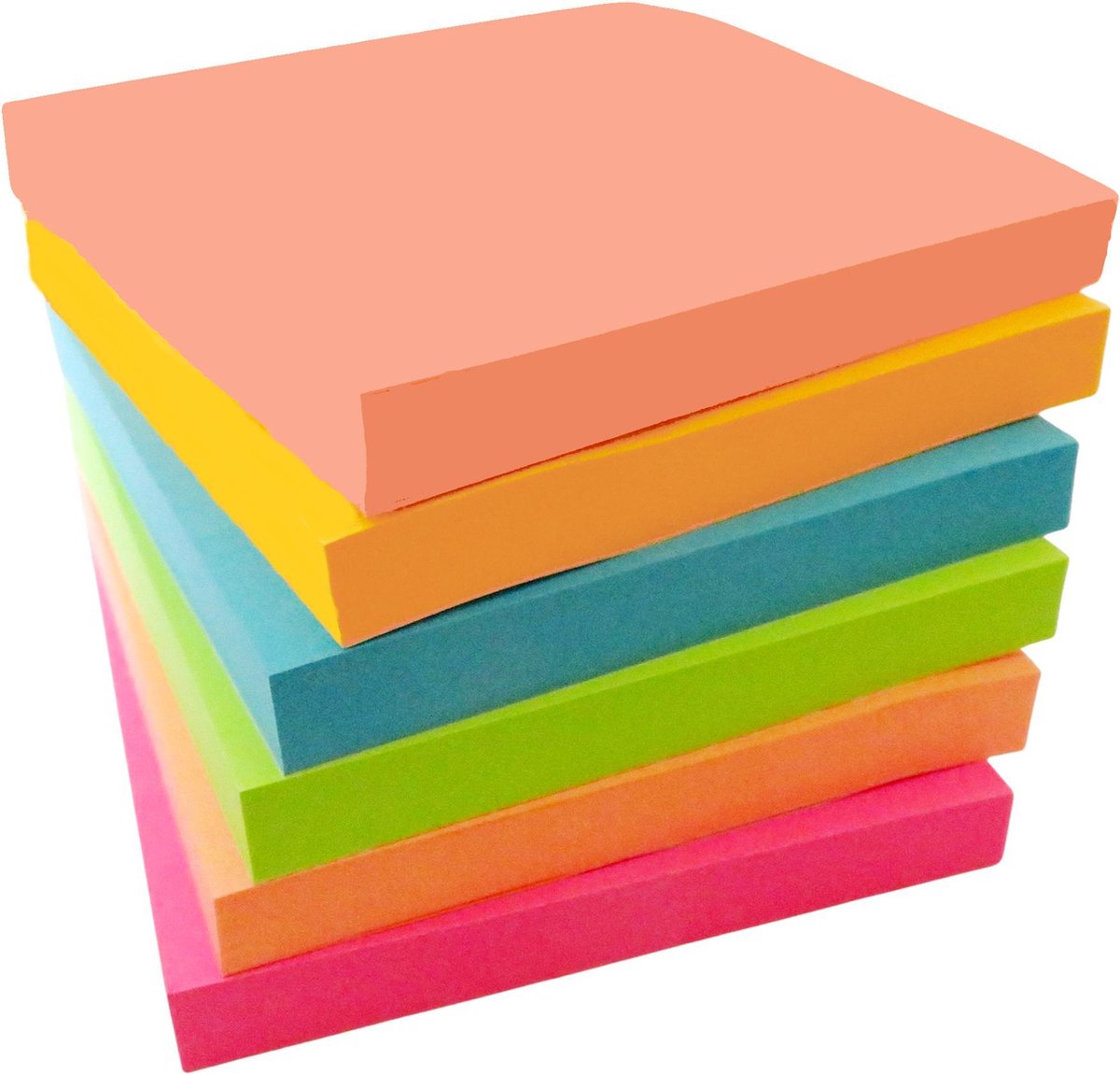 Post-it Super Sticky notes Rio - 76X76mm - 90 vel - 6 blokjes