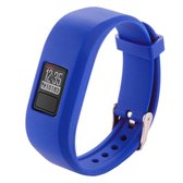 Voor Garmin Vivofit 3 Smart Watch siliconen horlogeband, lengte: ongeveer 24,2 cm (donkerblauw)