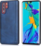 Voor Huawei P30 Pro Diaobaolee schokbestendig PU + TPU beschermhoes (blauw)