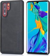 Voor Huawei P30 Pro Diaobaolee schokbestendig PU + TPU beschermhoes (zwart)