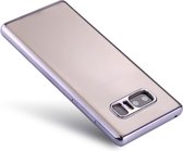 Voor Galaxy Note 8 Electroplating Side TPU beschermende achterkant beschermhoes (grijs)