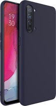 Voor OPPO Reno 3 IMAK TPU Matte Soft Cover UC-1-serie (blauw)