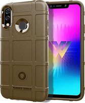 Volledige dekking schokbestendige TPU Case voor LG W30 (bruin)