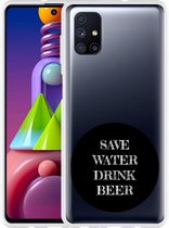 Hoesje Geschikt voor Samsung Galaxy M51 Save Water