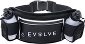 Fit Evolve® Sport Hip Belt - Support de téléphone pour ceinture de course - Bracelet de Sport - Sac de taille - Ceinture de course - Ceinture de course avec bouteilles - Zwart - Taille un