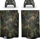 PS5 Camo Skin set - Playstation 5 Skins - Leger Groen - Voor PlayStation en controllers