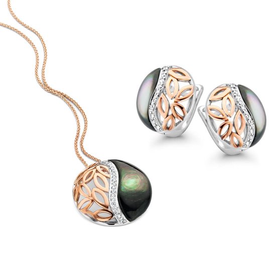 Orphelia SET-7112 - Ketting(en) met oorbel(len) - Zilver 925