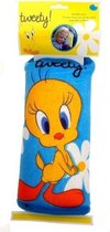 Tweety gordelkussen l zacht pluche l Geel l Dik l Vriend van uw kind l Gordelkussen l Kussen kind l Autokussen l vakantie