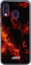Samsung Galaxy A50 Hoesje Transparant TPU Case - Hot Hot Hot #ffffff