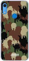 Huawei Y6 (2019) Hoesje Transparant TPU Case - Graffiti Camouflage #ffffff