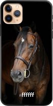 iPhone 11 Pro Max Hoesje TPU Case - Horse #ffffff