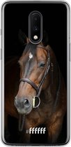 OnePlus 7 Hoesje Transparant TPU Case - Horse #ffffff