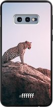 Samsung Galaxy S10e Hoesje TPU Case - Leopard #ffffff