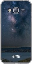 Samsung Galaxy J3 (2016) Hoesje Transparant TPU Case - Landscape Milky Way #ffffff