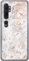 Xiaomi Mi Note 10 Hoesje Transparant TPU Case - Peachy Marble #ffffff