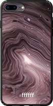 iPhone 7 Plus Hoesje TPU Case - Purple Marble #ffffff