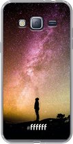 Samsung Galaxy J3 (2016) Hoesje Transparant TPU Case - Watching the Stars #ffffff