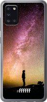 Samsung Galaxy A31 Hoesje Transparant TPU Case - Watching the Stars #ffffff