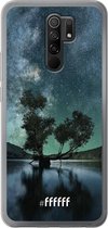 Xiaomi Redmi 9 Hoesje Transparant TPU Case - Space Tree #ffffff
