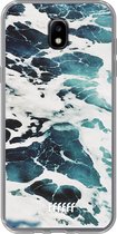 Samsung Galaxy J5 (2017) Hoesje Transparant TPU Case - Waves #ffffff