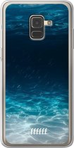 Samsung Galaxy A8 (2018) Hoesje Transparant TPU Case - Lets go Diving #ffffff
