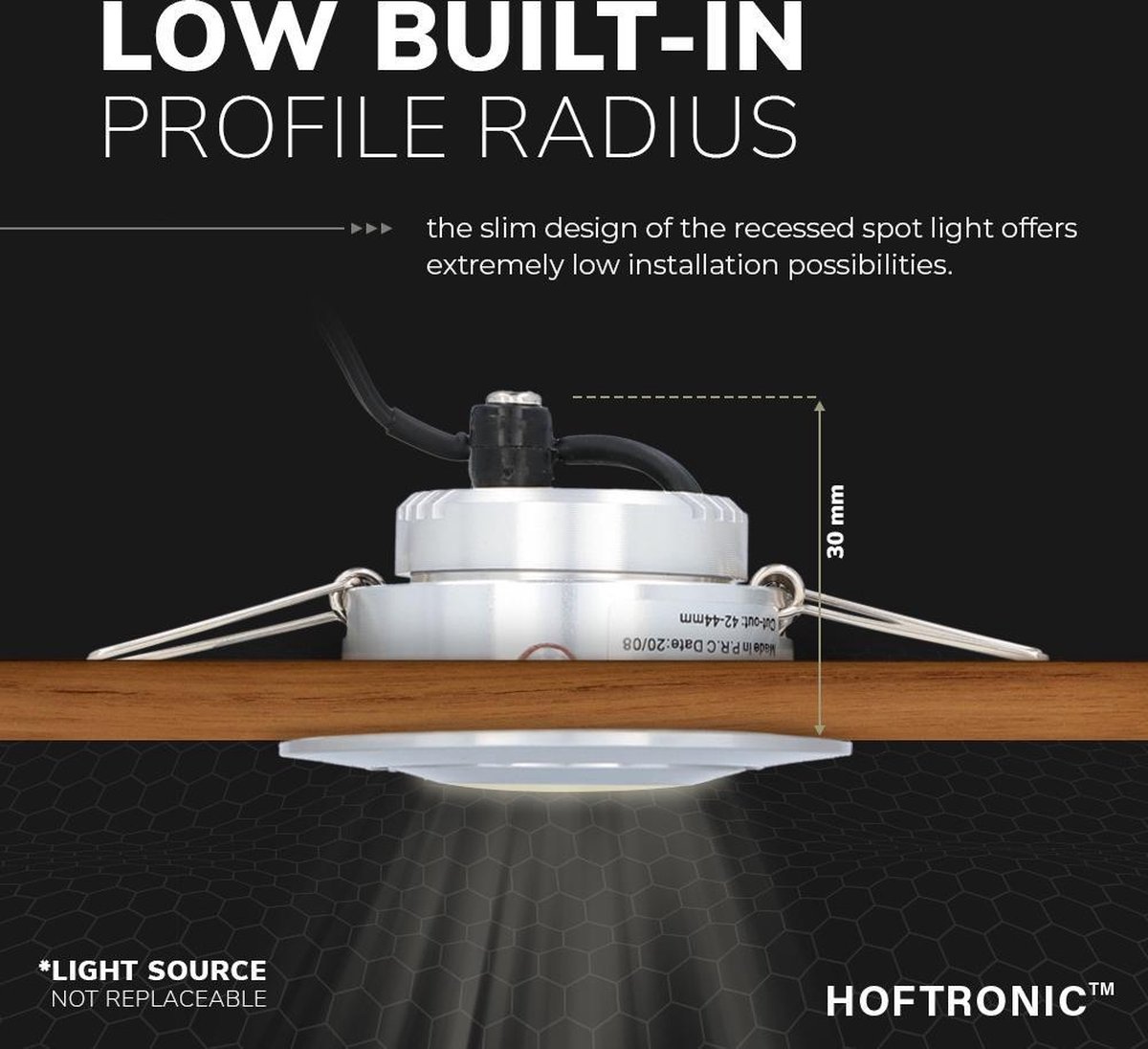 HOFTRONIC - 4-pack Spot LED Encastrable Salle de Bain IP65 étanche 12v  Connectée - 3W 200 Lumen - Dimmbar 2700K Blanc Chaud - Spot Plafond toit de  terrasse - Avec Transformateur : : Luminaires et Éclairage